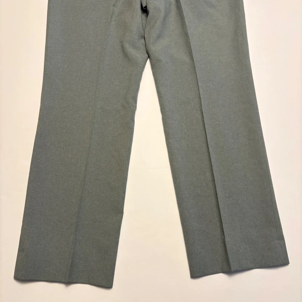 Sansabelt Dress Slacks Mens 35x29 Gray Vintage Beltless Straight Leg Pants